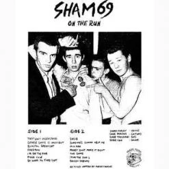 Vinyl Records Sham 69 ‎- On The Run LP