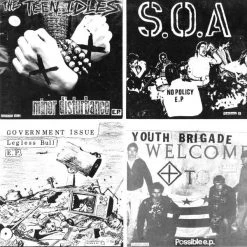 Vinyl Records Music Comp - Four Old Seven Inches On A Twelve Inch LP