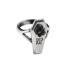Alchemy Of England Accessories RIP Coffin Rose Ring
