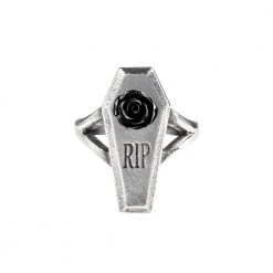 Alchemy Of England Accessories RIP Coffin Rose Ring