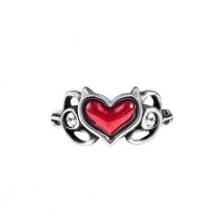 Alchemy Of England Little Devil Heart Ring Accessories
