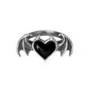 Alchemy Of England Black Soul Winged Heart Ring 2 Alchemy Of England Black Soul Winged Heart Ring