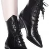 KillStar Gals Raven Pointed Toe Boots