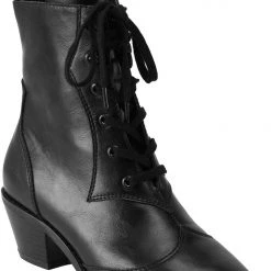 KillStar Gals Raven Pointed Toe Boots