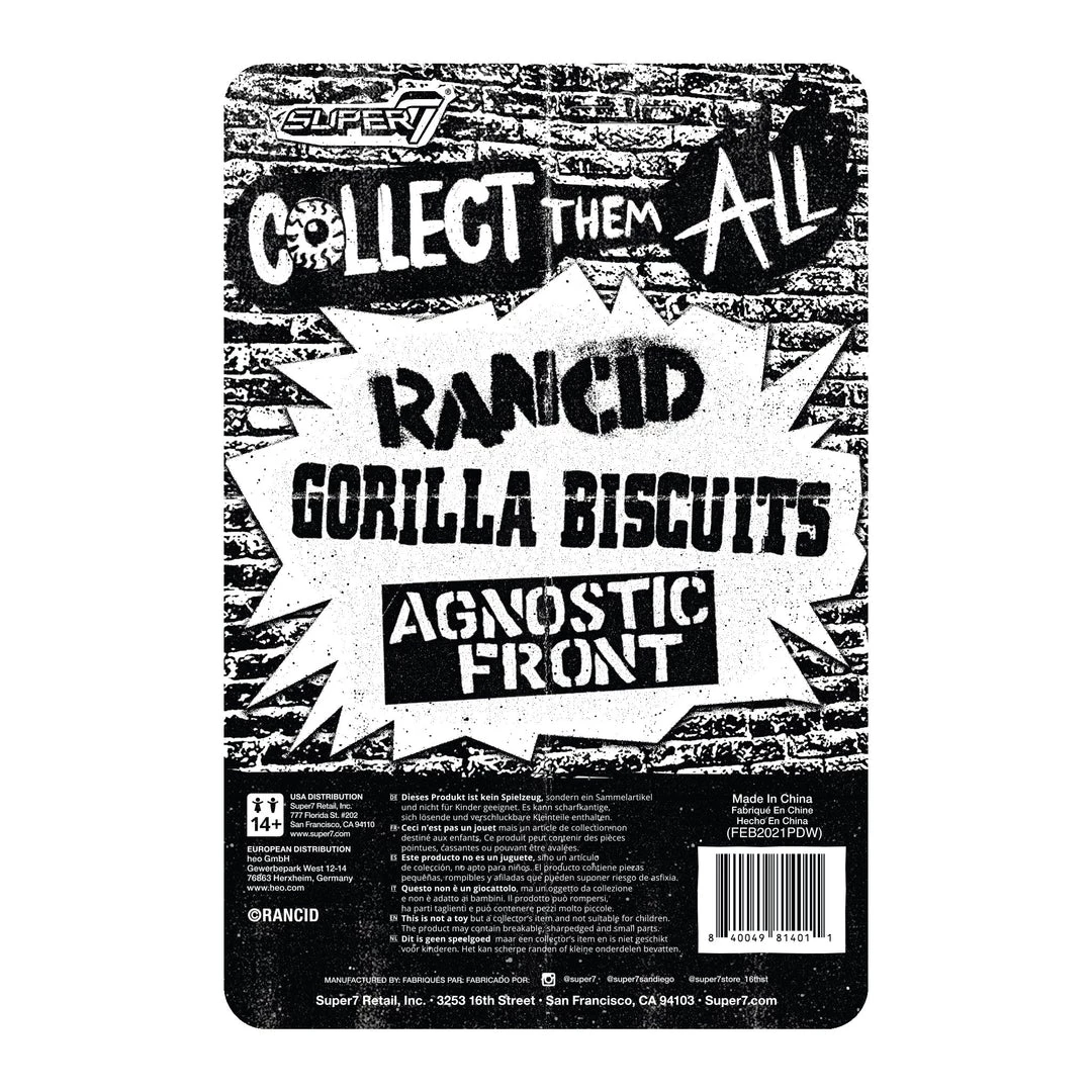 Band Merchandise Rancid ReAction Figure Wave 3 -Skeletim (Wolf Head) Other 4 Band Merchandise Rancid ReAction Figure Wave 3 -Skeletim (Wolf Head) Other