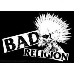 Band Merchandise Stickers Bad Religion Mohawk Sticker
