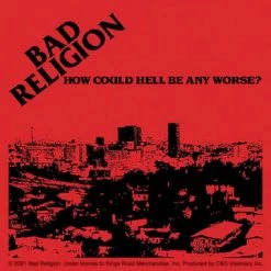 Band Merchandise Bad Religion Hell Sticker
