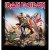 Band Merchandise Stickers Iron Maiden British Flag 4"x4.25" Sticker