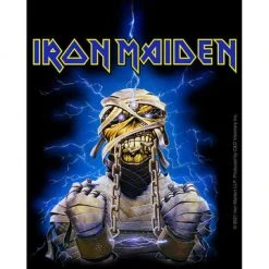 Band Merchandise Iron Maiden Lightning Mummy Sticker