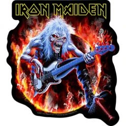 Band Merchandise Iron Maiden Ring Of Fire Sticker Stickers