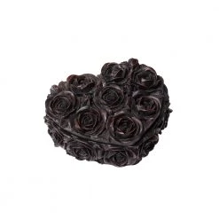 Alchemy Of England Housewares Black Rose Trinket Box