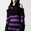 KillStar Salvia Hooded Knit Sweater - Only Size SMALL Left! Gals 1 KillStar Salvia Hooded Knit Sweater - Only Size SMALL Left! Gals