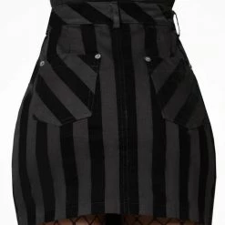 KillStar Scallywag Striped Mini Skirt