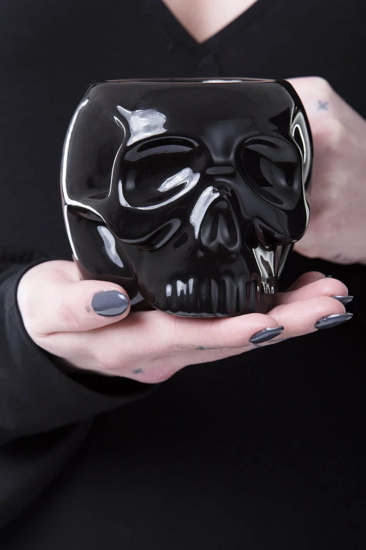 KillStar Housewares Black Skull Mug 3 KillStar Housewares Black Skull Mug