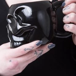 KillStar Housewares Black Skull Mug 10 KillStar Housewares Black Skull Mug