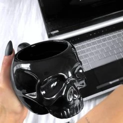 KillStar Housewares Black Skull Mug 11 KillStar Housewares Black Skull Mug