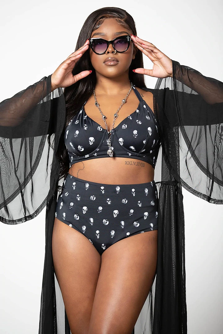 KillStar Skulls 2-Piece Swimsuit (Only Medium Left!) 4 KillStar Skulls 2-Piece Swimsuit (Only Medium Left!)