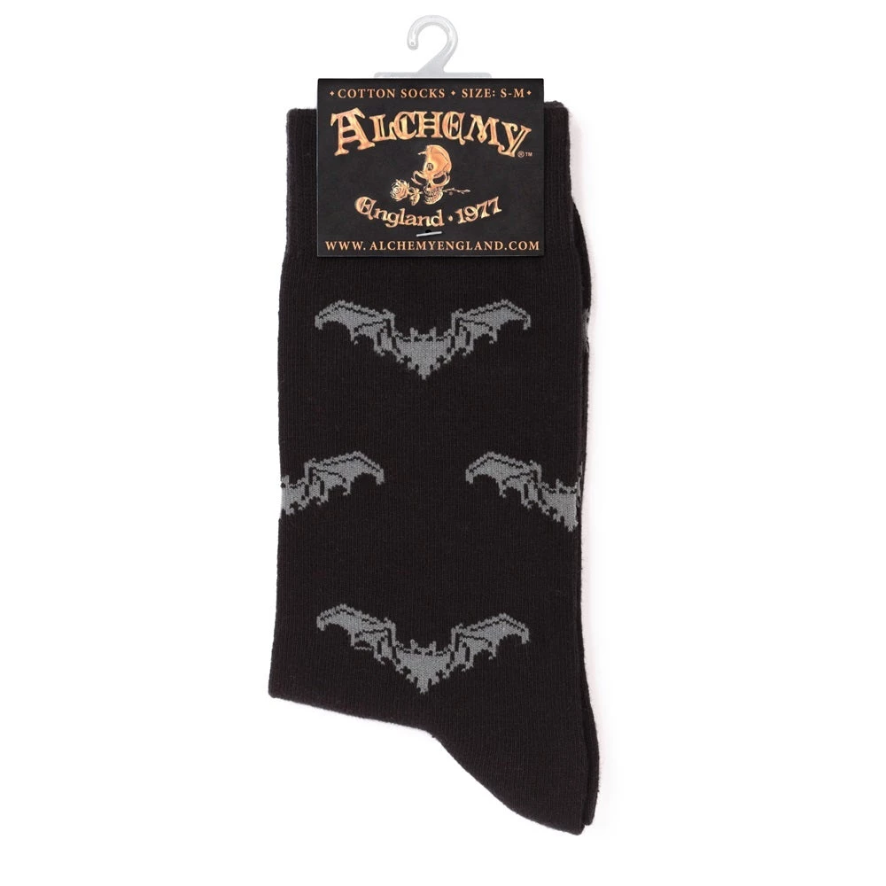 Alchemy Of England Gothic Bat Socks Gals 4 Alchemy Of England Gothic Bat Socks Gals