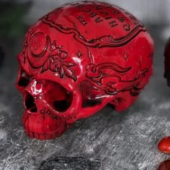 KillStar Spirit Board Red Resin Skull