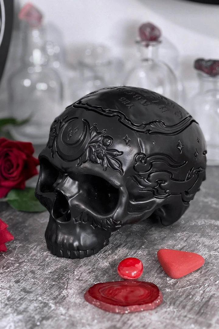 KillStar Spirit Board Black Resin Skull Housewares 3 KillStar Spirit Board Black Resin Skull Housewares