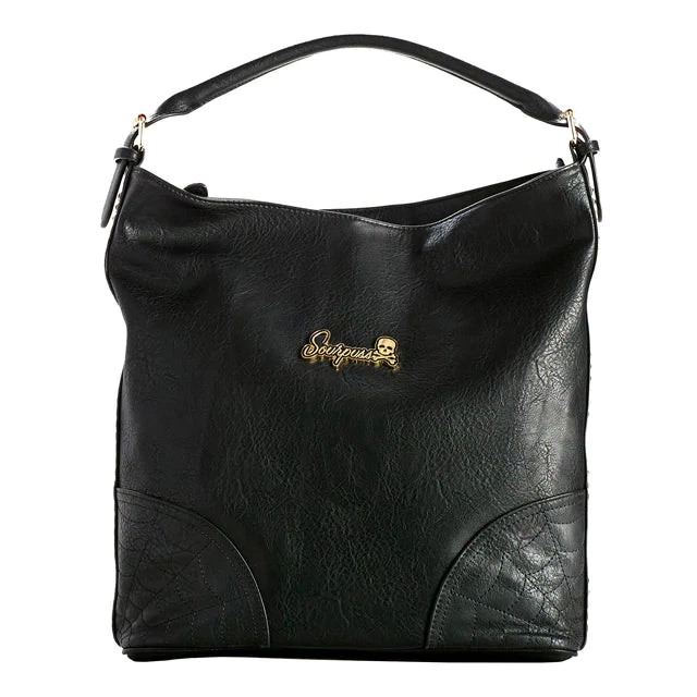 Sourpuss Gals Studs & Web Hobo Purse 7 Sourpuss Gals Studs & Web Hobo Purse