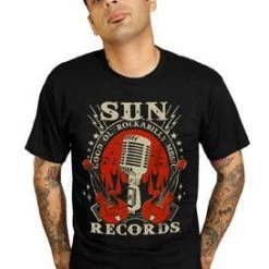 Steady Clothing Sun Records Rockabilly Music Tee Shirt
