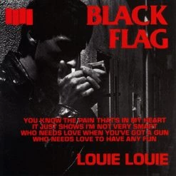 Vinyl Records Music Black Flag Louie, Louie 7"