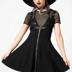 KillStar Gals Suspend Me Statement Skirt