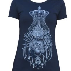 Black Market Art Company Sacred Heart Girl's Loose Tee