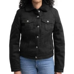 Other Gals Samantha Shearling Denim Jacket 15 Other Gals Samantha Shearling Denim Jacket