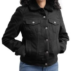 Other Gals Samantha Shearling Denim Jacket 16 Other Gals Samantha Shearling Denim Jacket