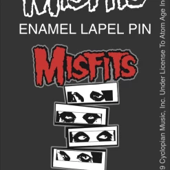 Band Merchandise Misfits Fiend Eyes Enamel Pin Enamel // Metal