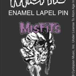 Band Merchandise Misfits Evil Eye Enamel Pin Enamel // Metal