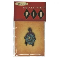 Retro-A-Go-Go Shrunken Head Collectible Pin