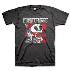 Band Merchandise Guys Subhumans Logos Band Shirt