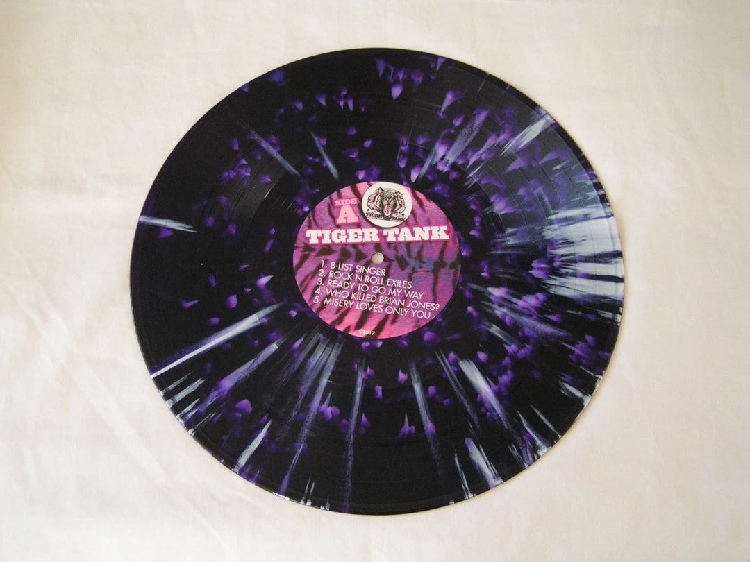 Vinyl Records Tiger Tank - S/T LP Music
