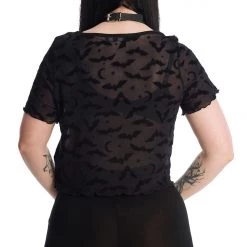 Banned Apparel Batty Mesh Top