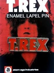 Band Merchandise Accessories T Rex Slider Enamel Pin