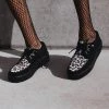 T.U.K. Black & Mint Leopard Viva Mondo Creeper