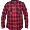 DeadRockers Guys Black & Red Mens Flannel