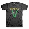 Band Merchandise Guys The Vandals Logo Band Shirt