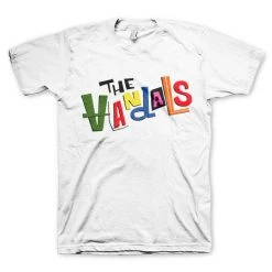 Band Merchandise Guys The Vandals Color Logo Band Shirt
