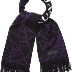 KillStar Guys Trust Nobody Purple Spiderweb Scarf