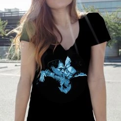 Lowbrow Art Company Undying Love V Neck Top