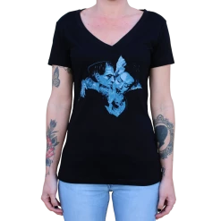 Lowbrow Art Company Undying Love V Neck Top