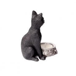 Alchemy Of England Black Cat Tealight Holder