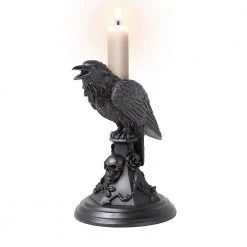 Alchemy Of England Poe's Raven Candle Stick Housewares