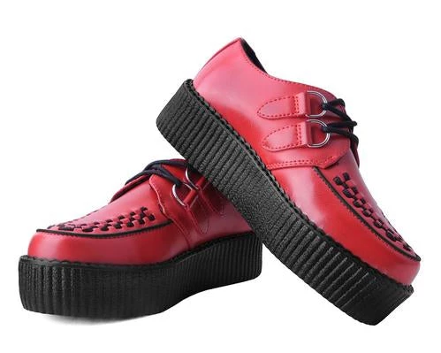 T.U.K. Red Brush-Off Viva Mondo Creeper Creepers 3 T.U.K. Red Brush-Off Viva Mondo Creeper Creepers
