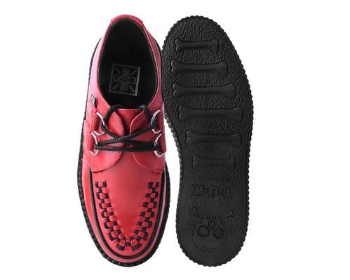 T.U.K. Red Brush-Off Viva Mondo Creeper Creepers 5 T.U.K. Red Brush-Off Viva Mondo Creeper Creepers