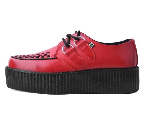 T.U.K. Red Brush-Off Viva Mondo Creeper Creepers 6 T.U.K. Red Brush-Off Viva Mondo Creeper Creepers